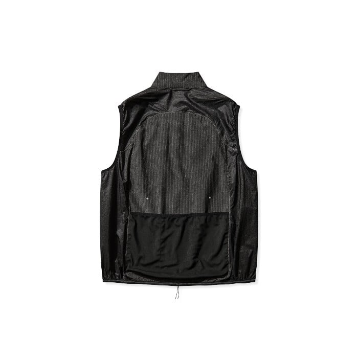ROA (ﾛｱ) - NUMB PINSTRIPED COMMUTING VEST (ﾅﾑ ﾋﾟﾝｽﾄﾗｲﾌﾟ ｺﾑﾃｨﾝｸﾞ