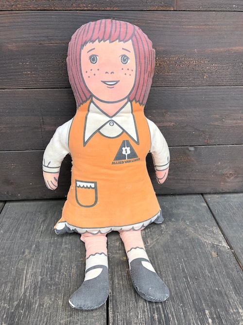 ''Allid Van Lines''Pillow Doll/アライドバンラインズ ピロードール advertising ラグドール 70's vintage ビンテージ