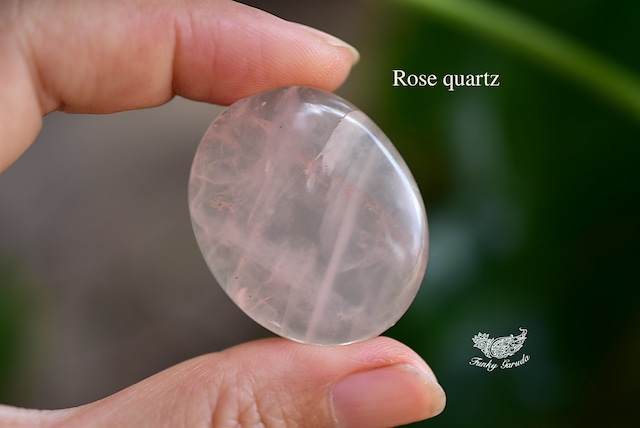 桜色のライン★ローズクォーツ ルース rose011