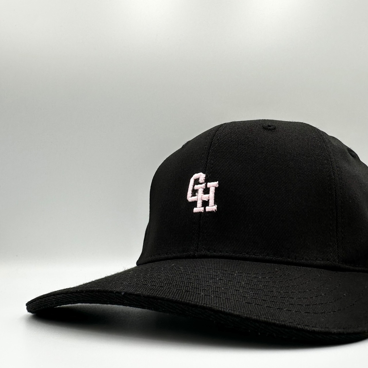 【gifthat オリジナル】gifthat 8panel cap BLK-pin