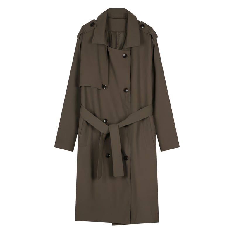 ダブルブレストダスターコート C10742