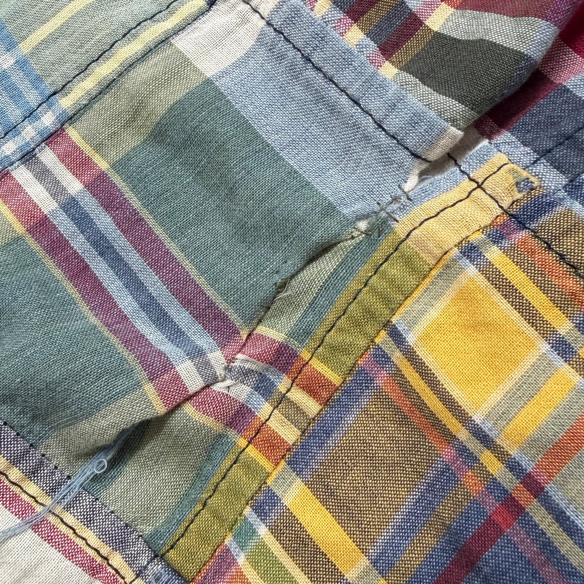 RALPH LAUREN】patchwork shirt パッチワーク シャツ ラルフローレン