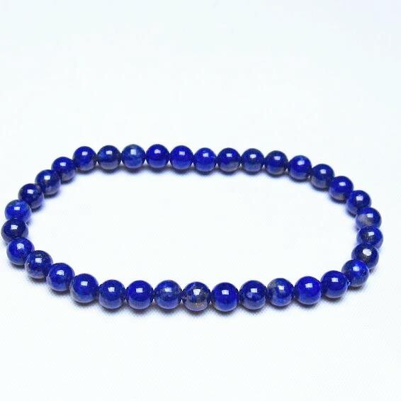 ラピスラズリ ブレスレット 5mm 一点物 メール便可 [M便 1/10] 111-48268