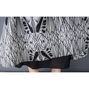 幾何学デザイン サスペンダードレス 00132