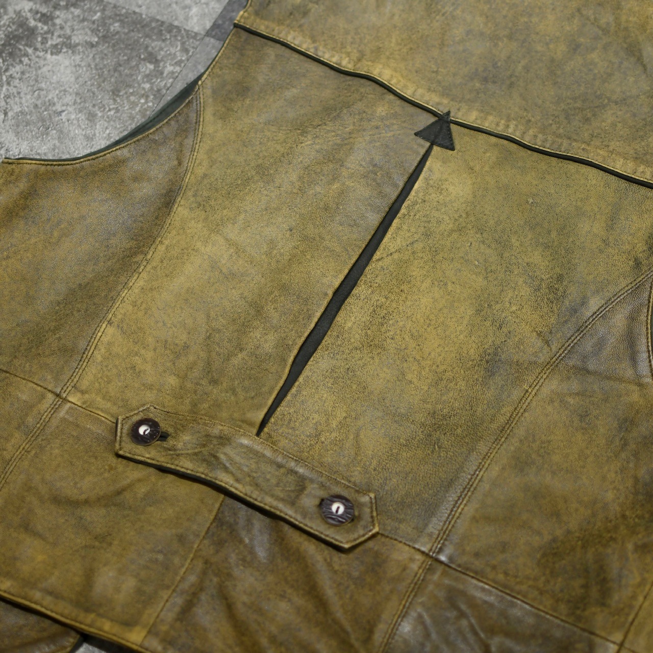 embroidery design leather tyrolean vest
