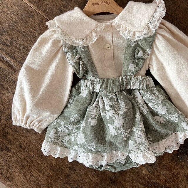 【即納】Ruffled skirtBloomer-Olive / Anne shirley