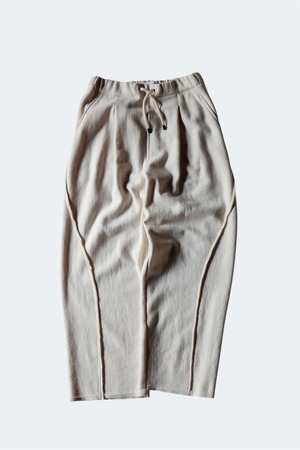 PERS PROJECTS 【Hakeem Twist Trousers “EXCLUSIVE NEP” -Ecru Nep-】