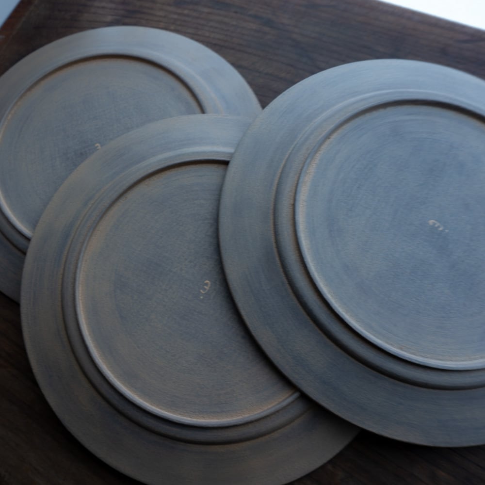 富井貴志 11 白漆リム皿 φ240 | くらしのギャラリー杜の街グレース店