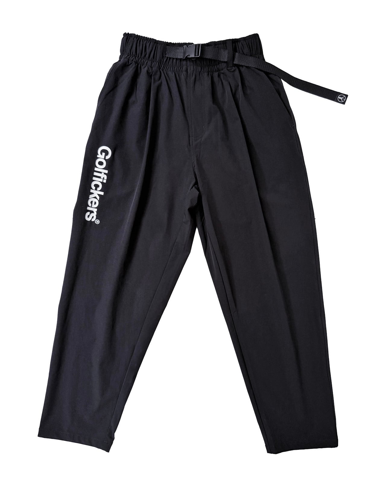 HOLE 509] Stretch Nylon Pants -Black- | Golfickers 