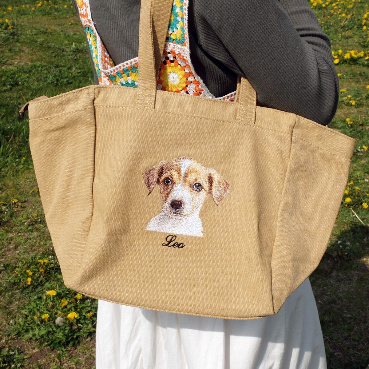 トートバッグ オーダーページ8 刺繍ワンポイント｜トートバッグ