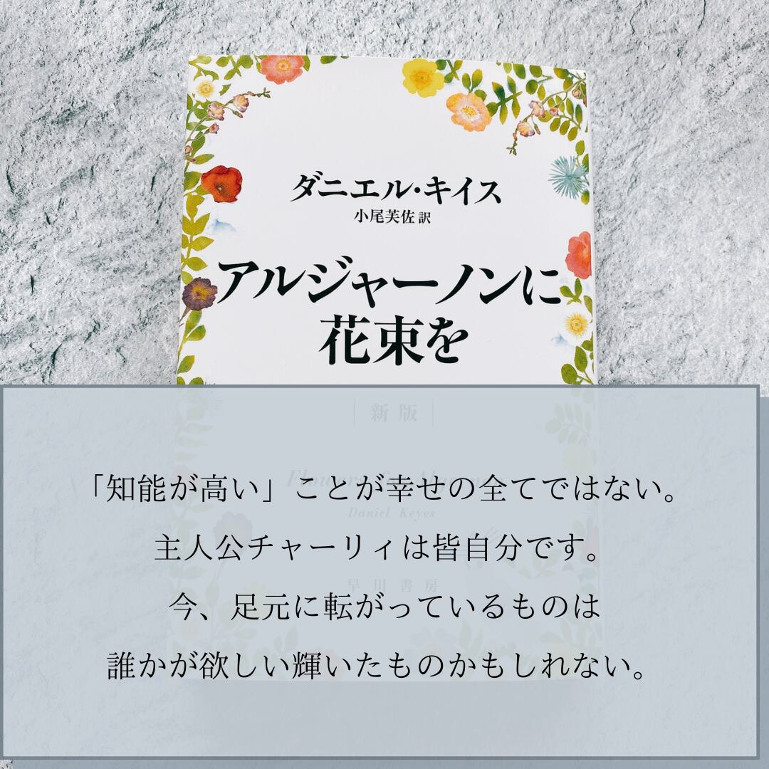 アルジャーノンに花束を 本屋 余白 アルジャーノンに花束を 本屋 余白