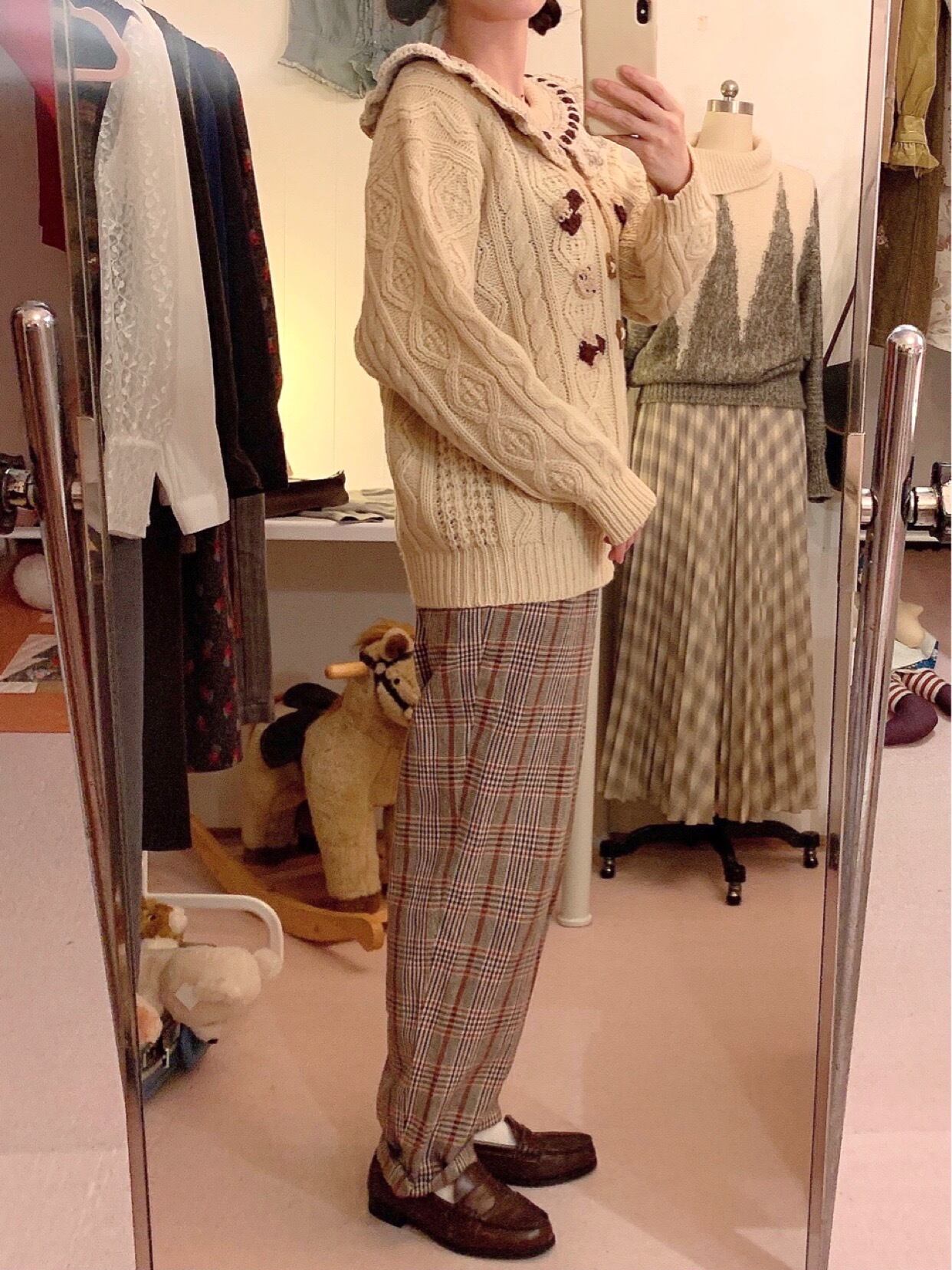 remake : oatmeal cookie aran sweater