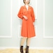 70's USA VINTAGE ACT ⅠBACK RIBBON MIDIUM ONE PIECE/70年代アメリカ古着バックリボンミディアムワンピース