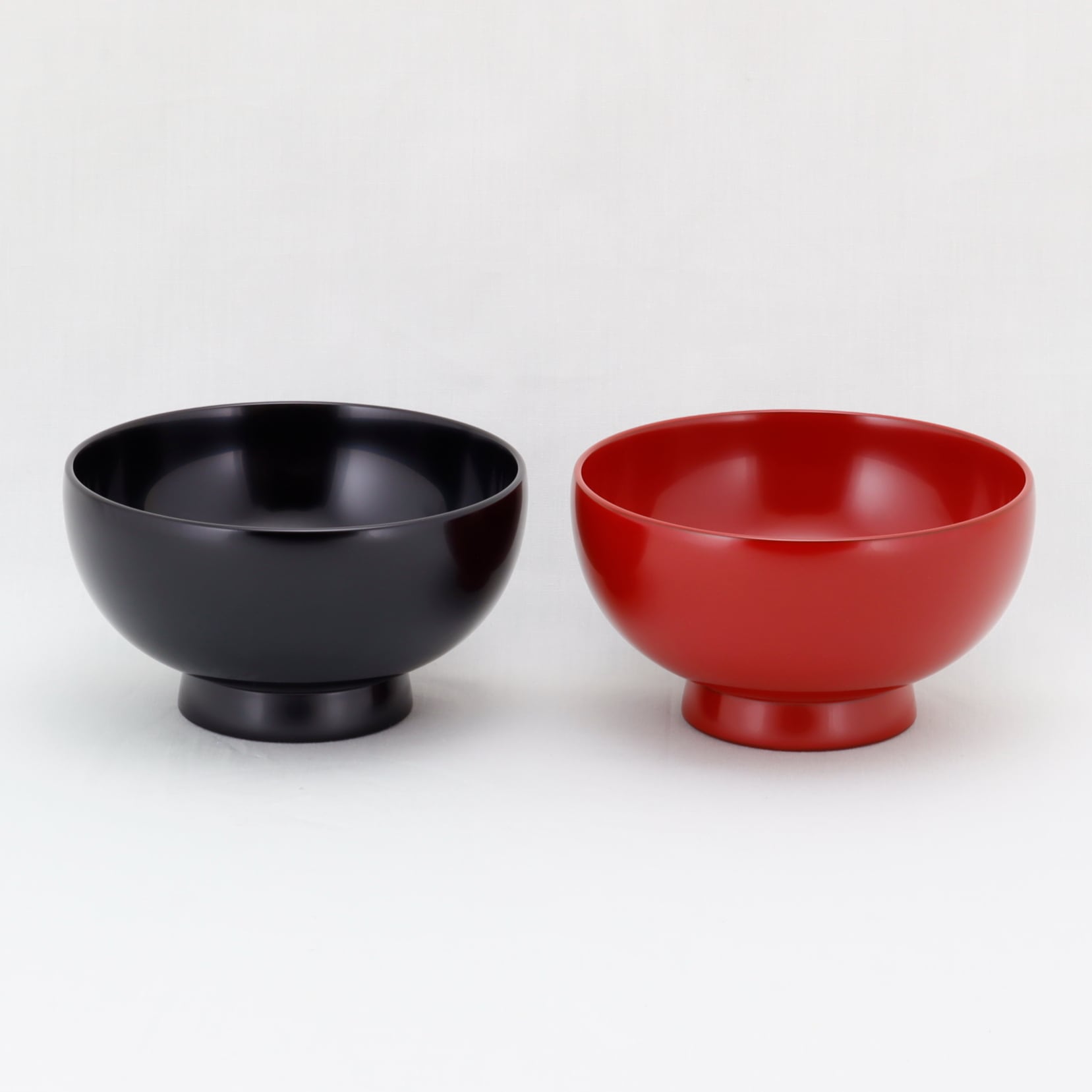 輪島塗　汁椀　ペア 403-1 輪島塗 夫婦汁椀／めぐみ／黒 朱セット | 輪島塗 加藤漆器