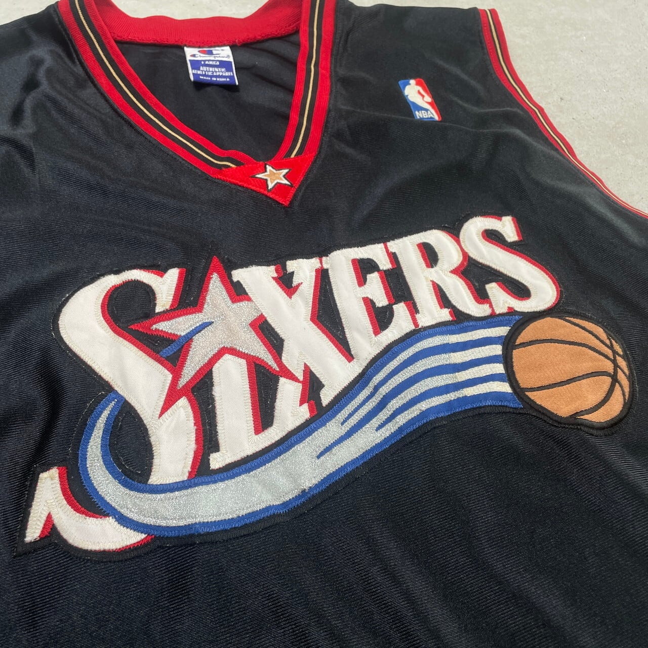 90年代 Champion チャンピオン NBA PHILADELPHIA 76ERS SIXERS ゲーム 