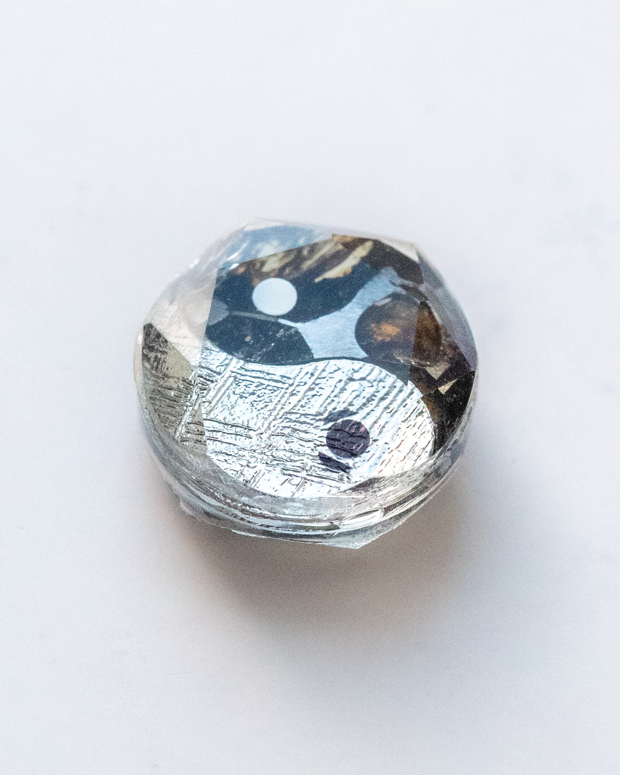 TAOー陰陽太極図＆六芒星］パラサイト隕石×ムオニナルスタ隕石／O200