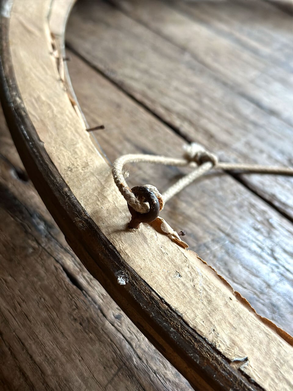 オーバルフレーム 額縁 リボン装飾 | Brocante de La Cocotte