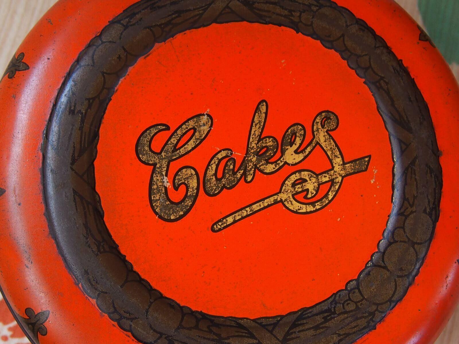 イギリス Cakes缶 イギリスアンティーク ケーキ缶 CAKES | Bonny Bee