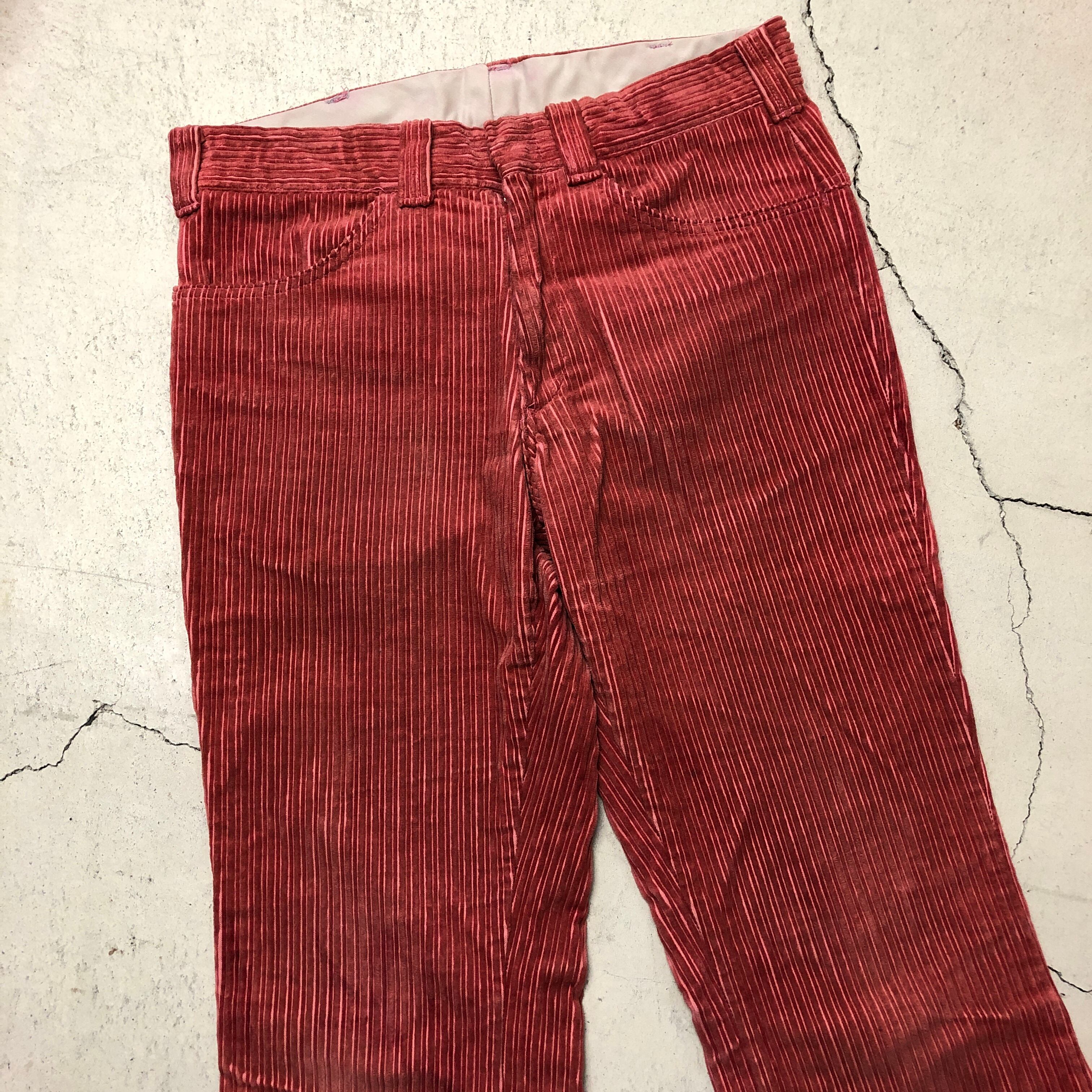 60～70's Lee FASTBACKS ピースマーク フレアパンツ ⊕1970'S LEE FASTBACKS FLARE CORDS PANT | safarionline
