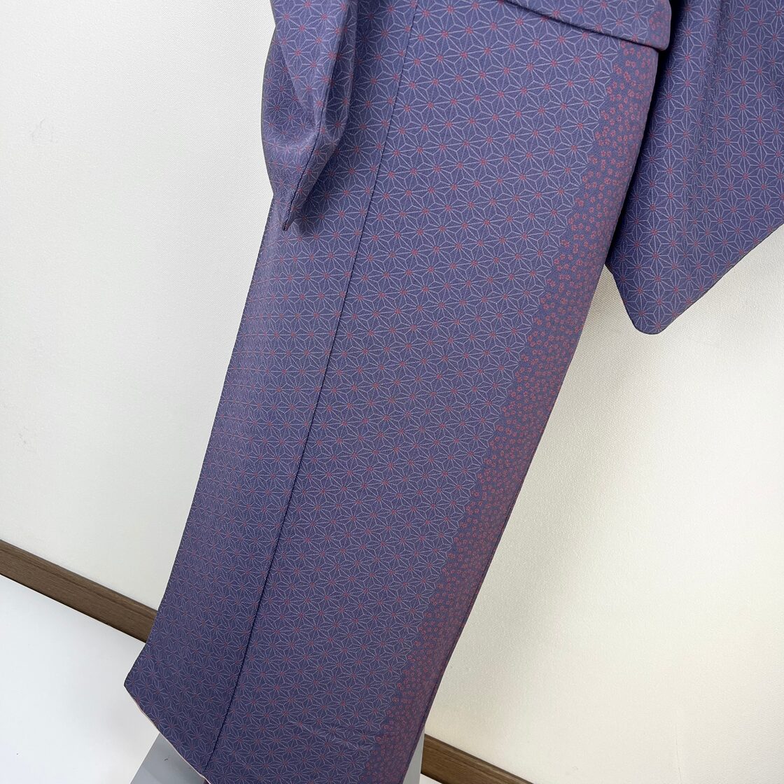 美品【麻の葉文様】付け下げ小紋 正絹 着物 袷s515 | Pay ID 