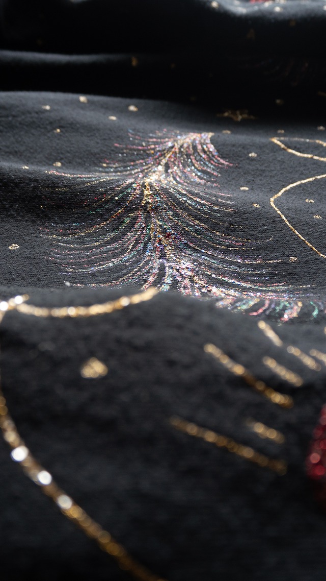 unknown '90s vintage "FRUIT OF THE LOOM"body decorated sweat