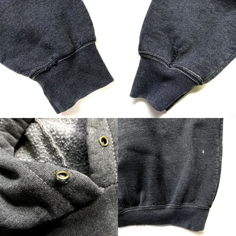 original】後染め ダークグレー Carhartt カーハート ロゴ 刺繍 プル