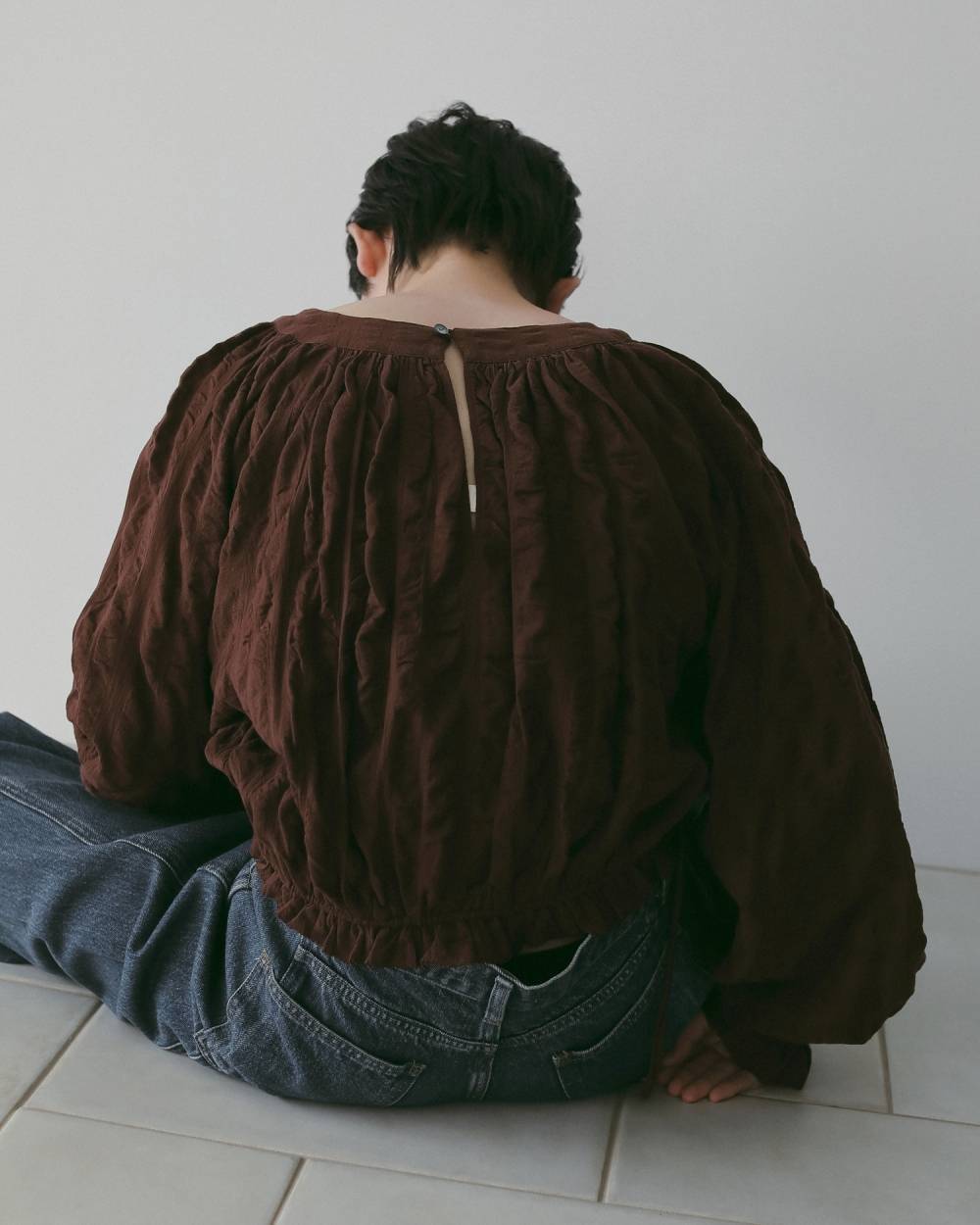 anuke 】Gather Volume Blouse | valance 福井｜レディース セレクト