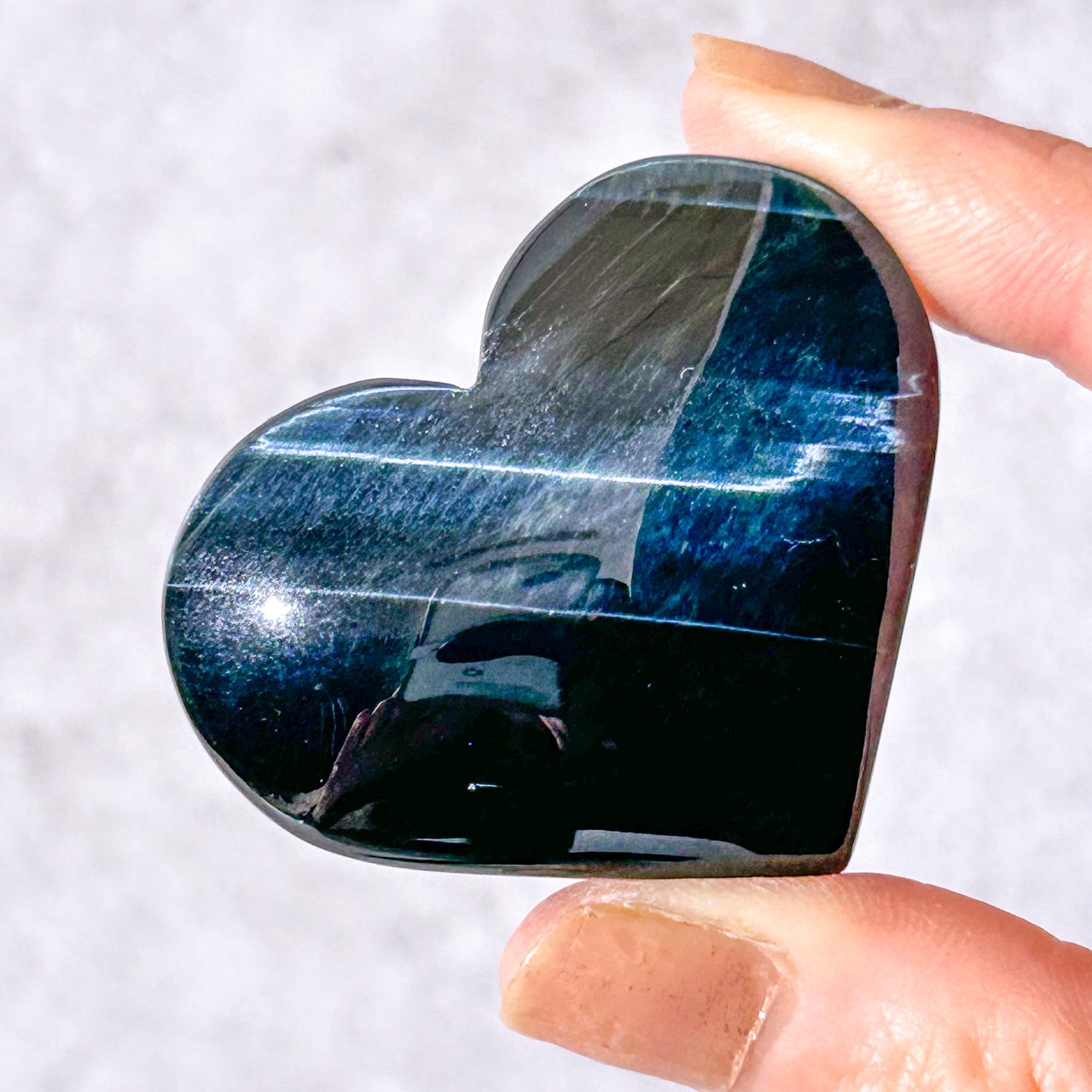 ブルータイガーアイ ハート