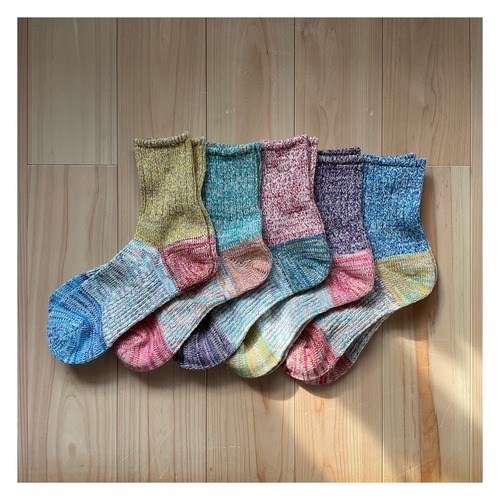 mauna kea / 3 Color Switching Socks