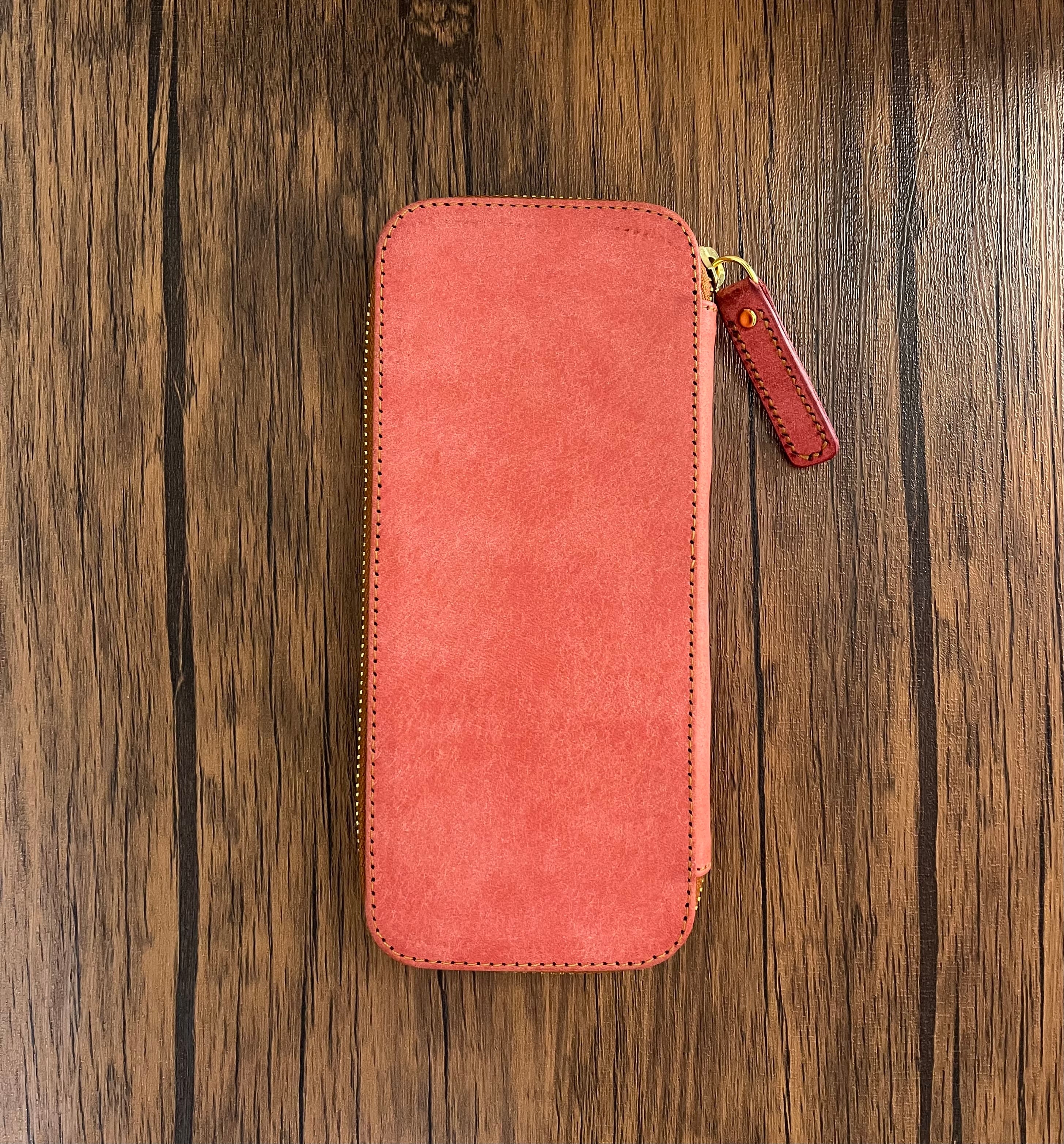 限定品】バハギアペンケース ラウンドジップ型 プエブロ ピンク