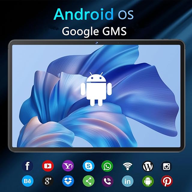 BekoQurd 10.4インチ タブレット Android, 6GB RAM 128GB ROM (1TB拡張