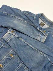 70s Lee "101-J" DENIM JACKET MADE IN USA Size 42-REGULAR