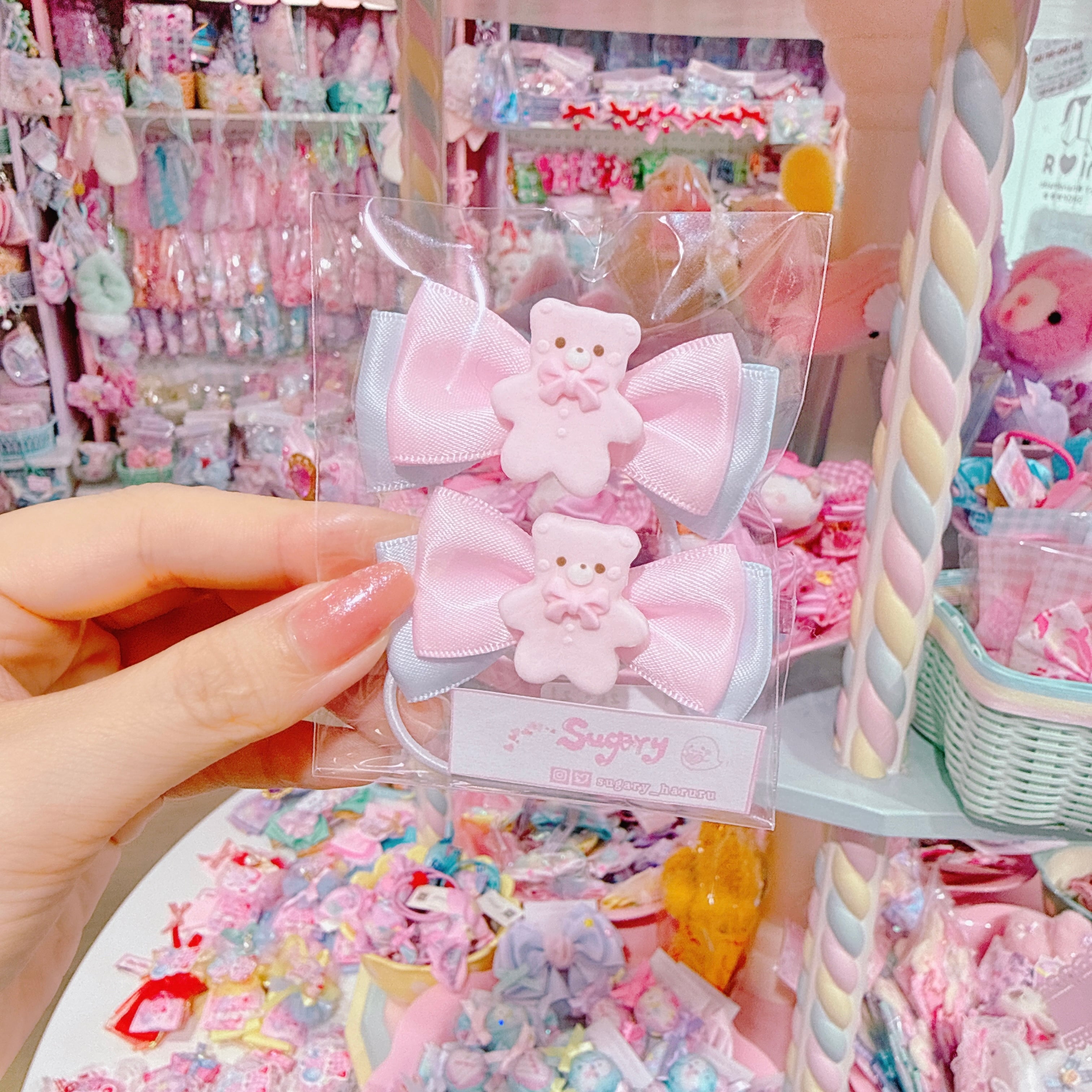 【C9】26-21ぷちリボンヘアゴムセット