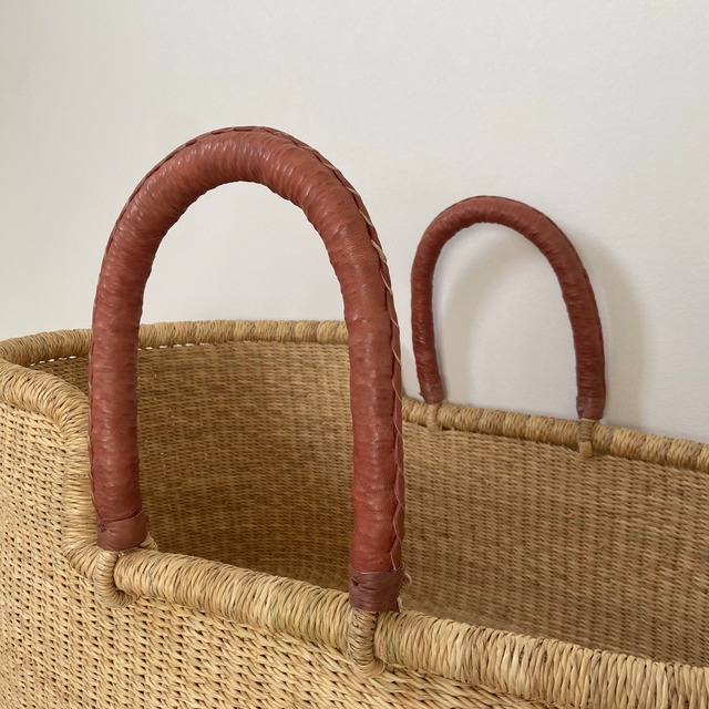 Moses Basket [ Hooded / Natural+Terracotta Brown ] / Hippo + Birds  [ボルガ クーファン ベビーベッド クーファン ベビー用品]