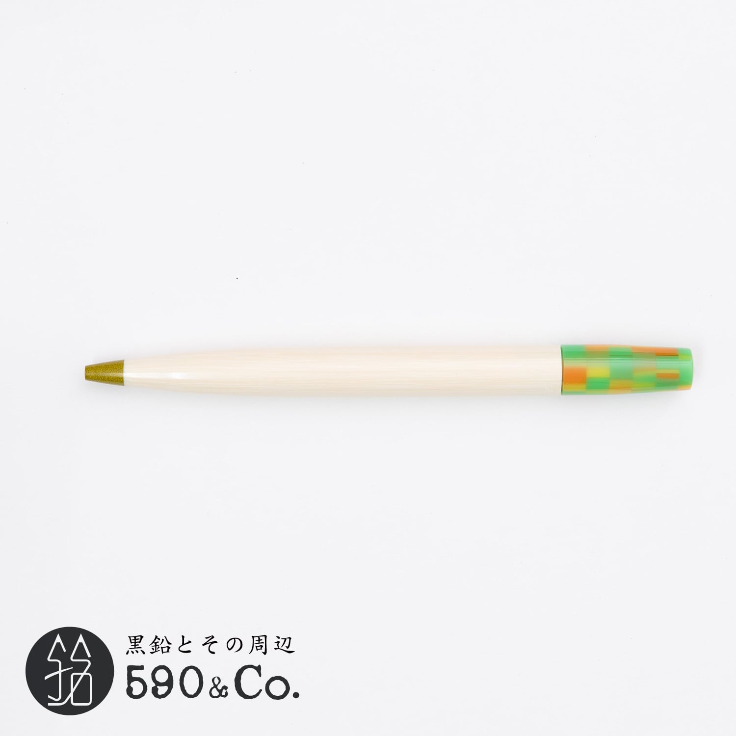 【綴り屋】アイボリーボールペン・月灯 (レジン) 590Co.