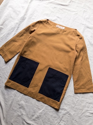 "MARNI" Boat Neck Cotton Pullover