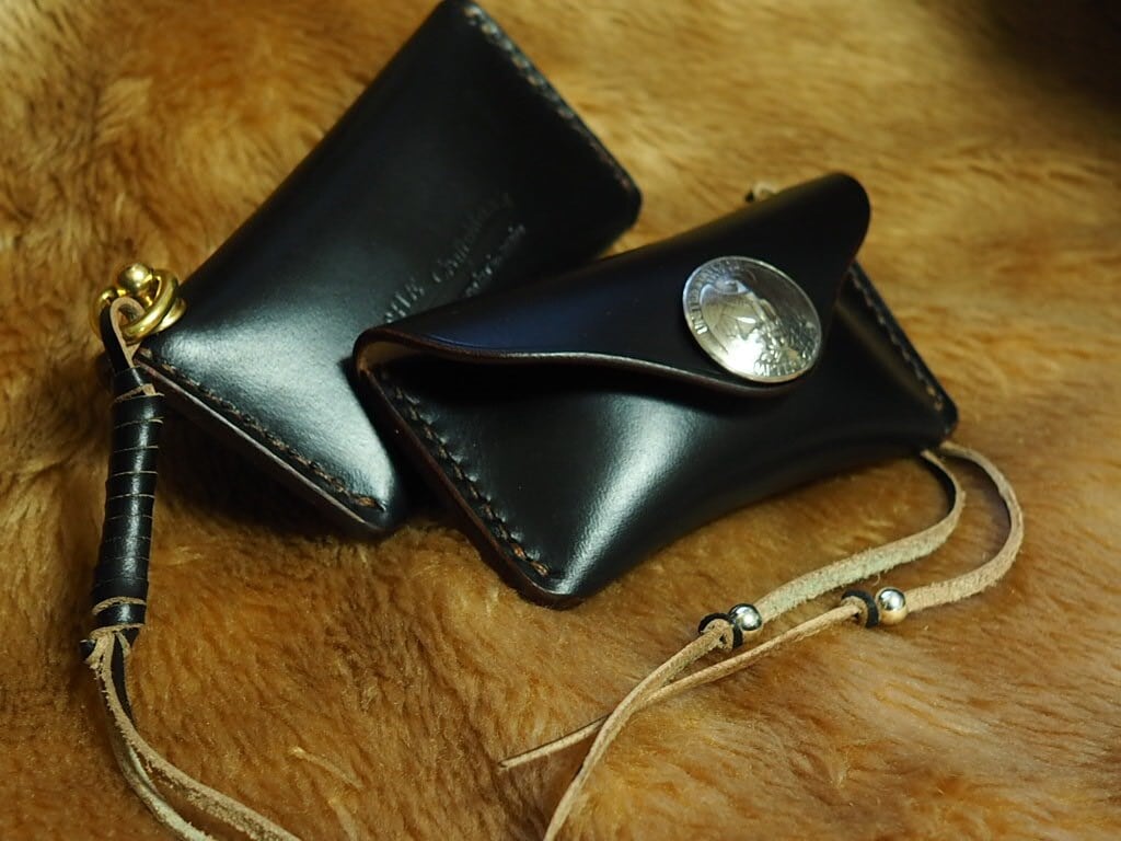 tany　【ハーフウォレット】ドロップハンドル付き ナチュラル コンチョ 追加オプション】ファニー製ドロップハンドル 《brass》 | Leather