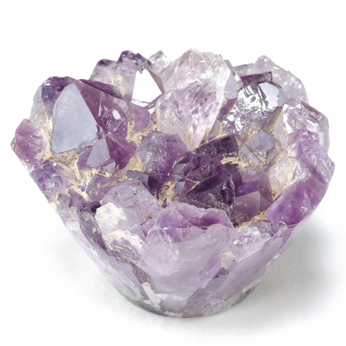 アメジスト クラスター 原石 フラワーアメジスト 花形 置物 一点物 282-788