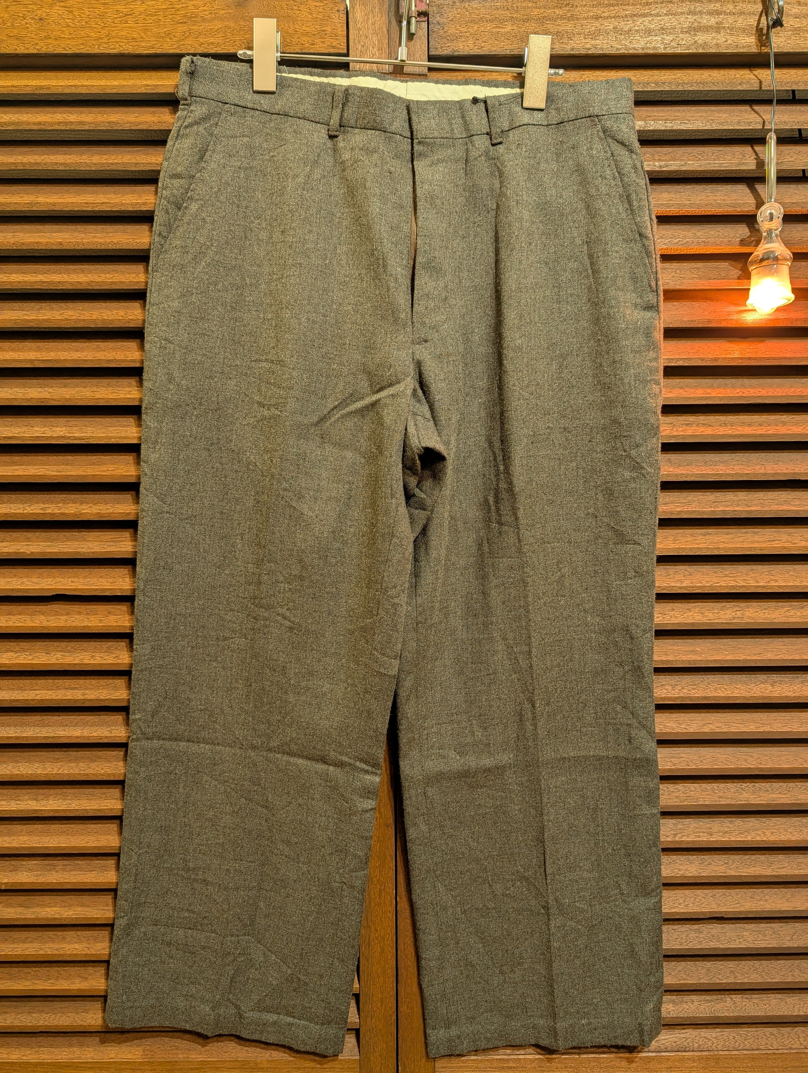 Old Euro Brown Wool Slacks
