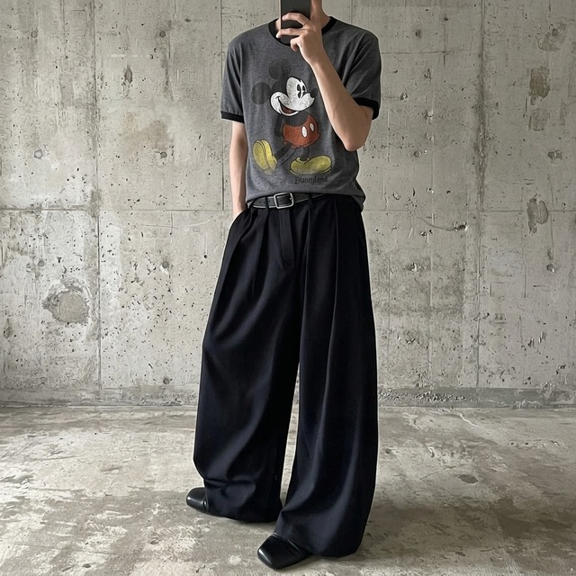 OLD "Disney"design ringer T-shirt