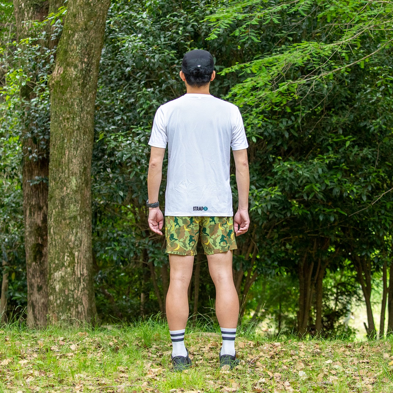 STAMP 3 POCKET SHORTS (BANANA RUNNER CAMO) | STAMP Run&Co