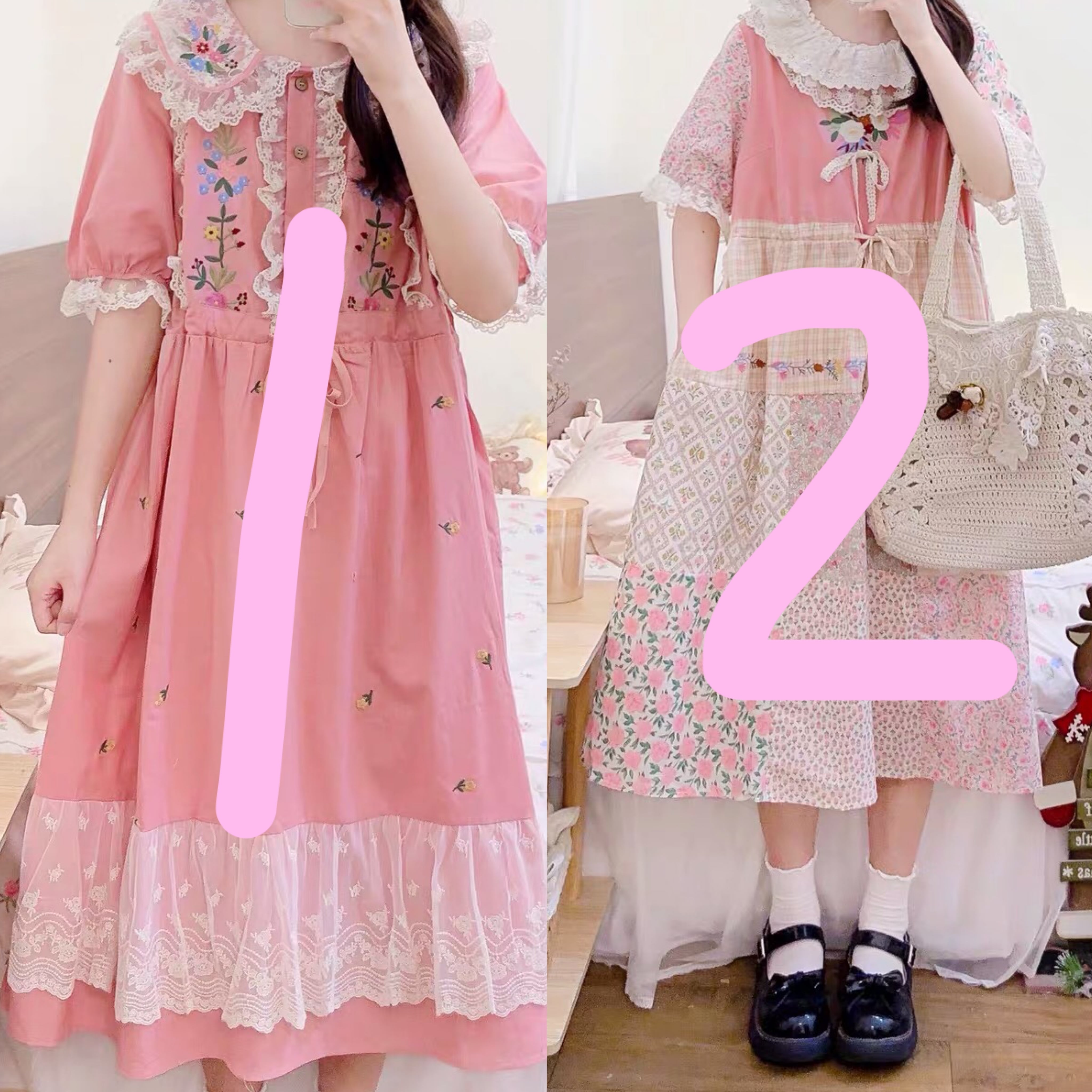 ワンピース ワンピース 黄色 ワンピース ピンク 赤 ワンピース 花柄