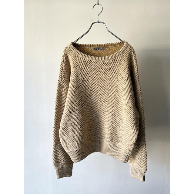 -ISSEY MIYAKE- 80's nep mix wool knit