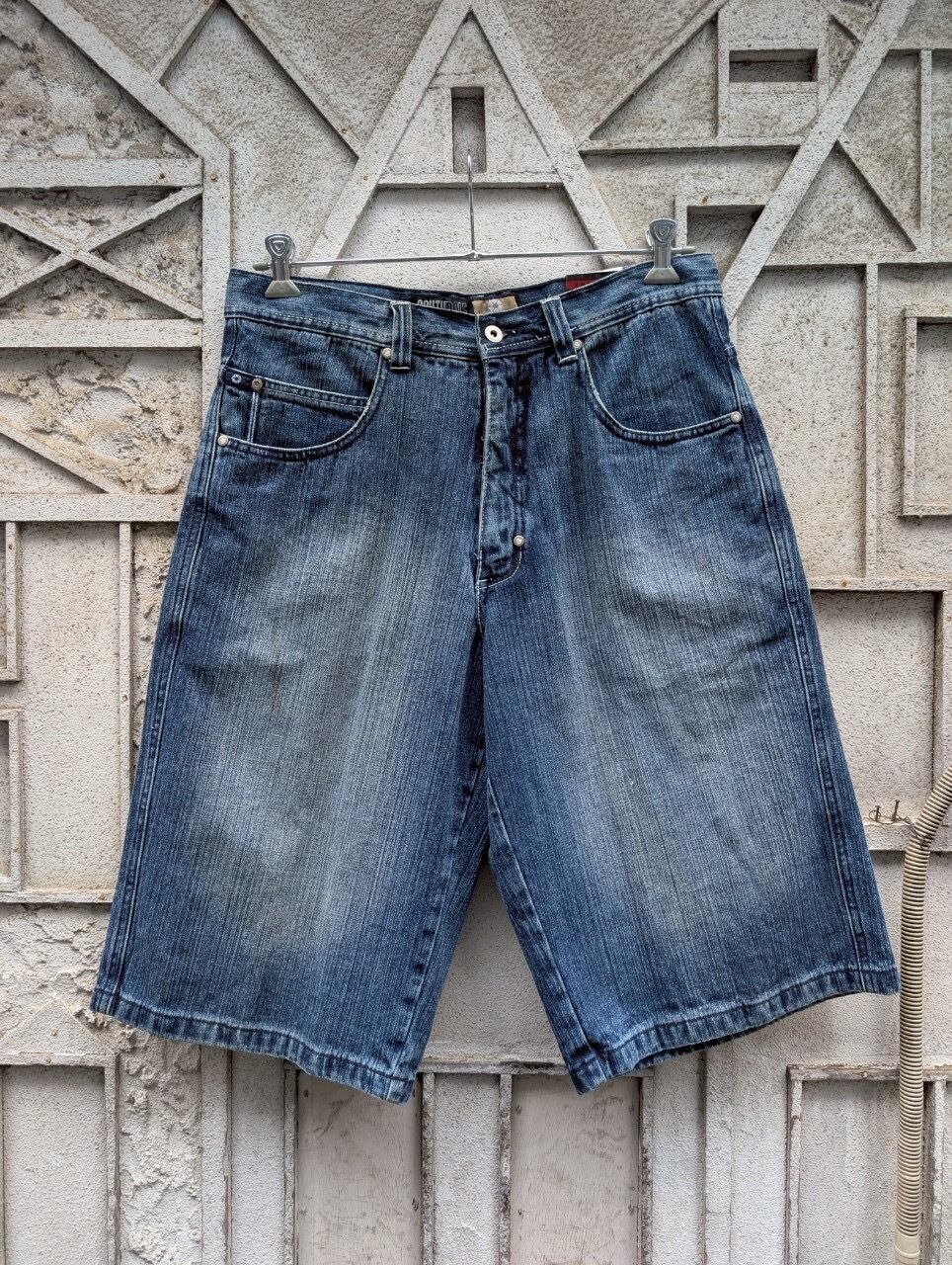 "SOUTHPOLE" denim shorts / dead stock