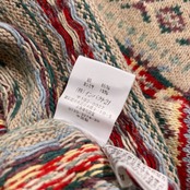 カシミヤ混 RALPH LAUREN ラルフローレン フェアアイル コットン ニット セーター M /マルチカラー系 レディース インパクト21