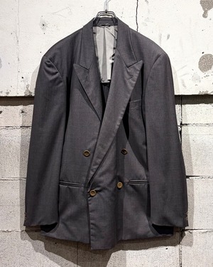 【Caka otto】“Loro Piana” Fabric Vintage Double Breasted Tailored Jacket