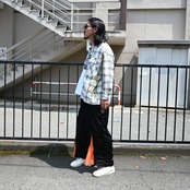 Leh / Zip Wide Track Pants style2