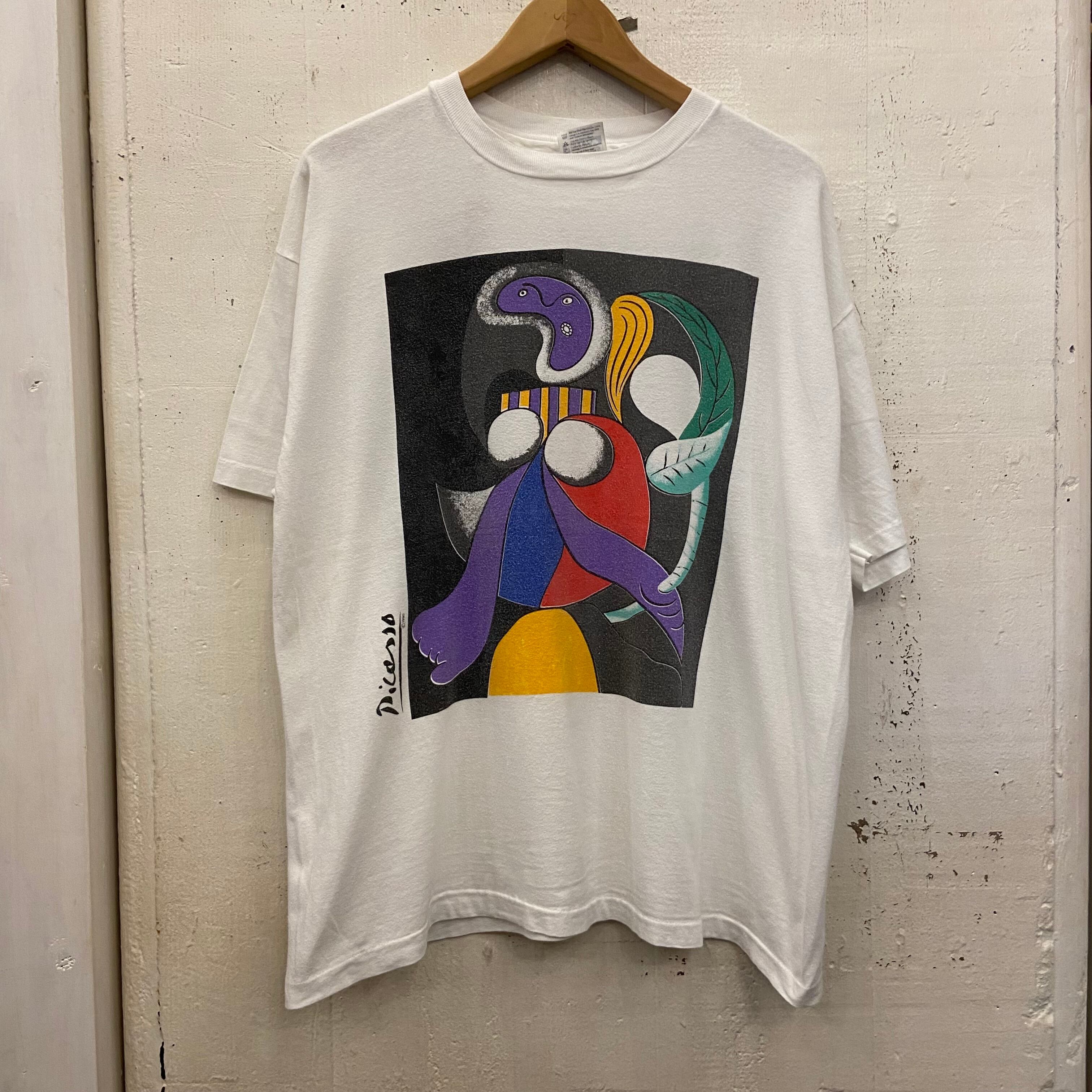 90s picasso print T-shirt