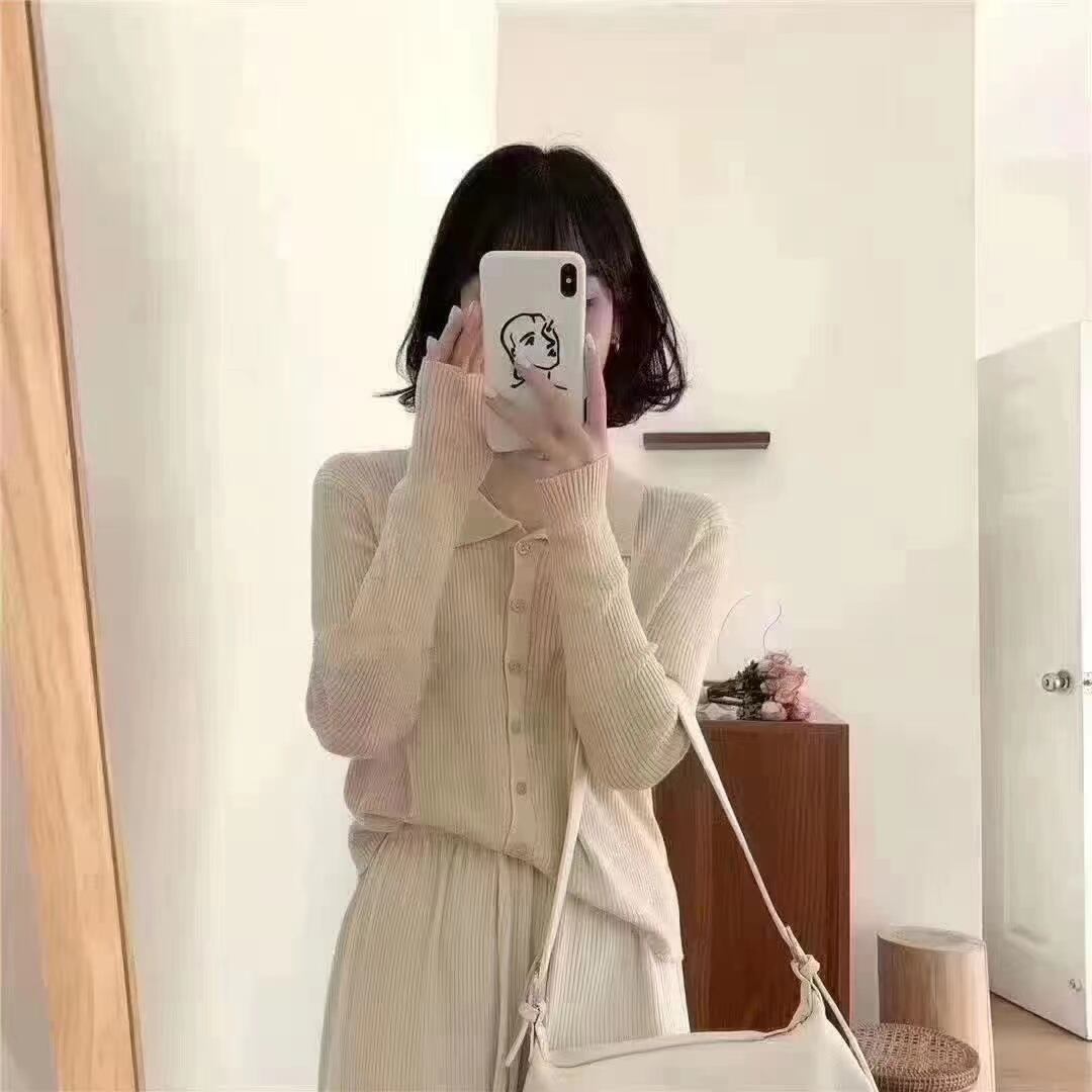 襟付きニットカーディガン　AJ2205-D11