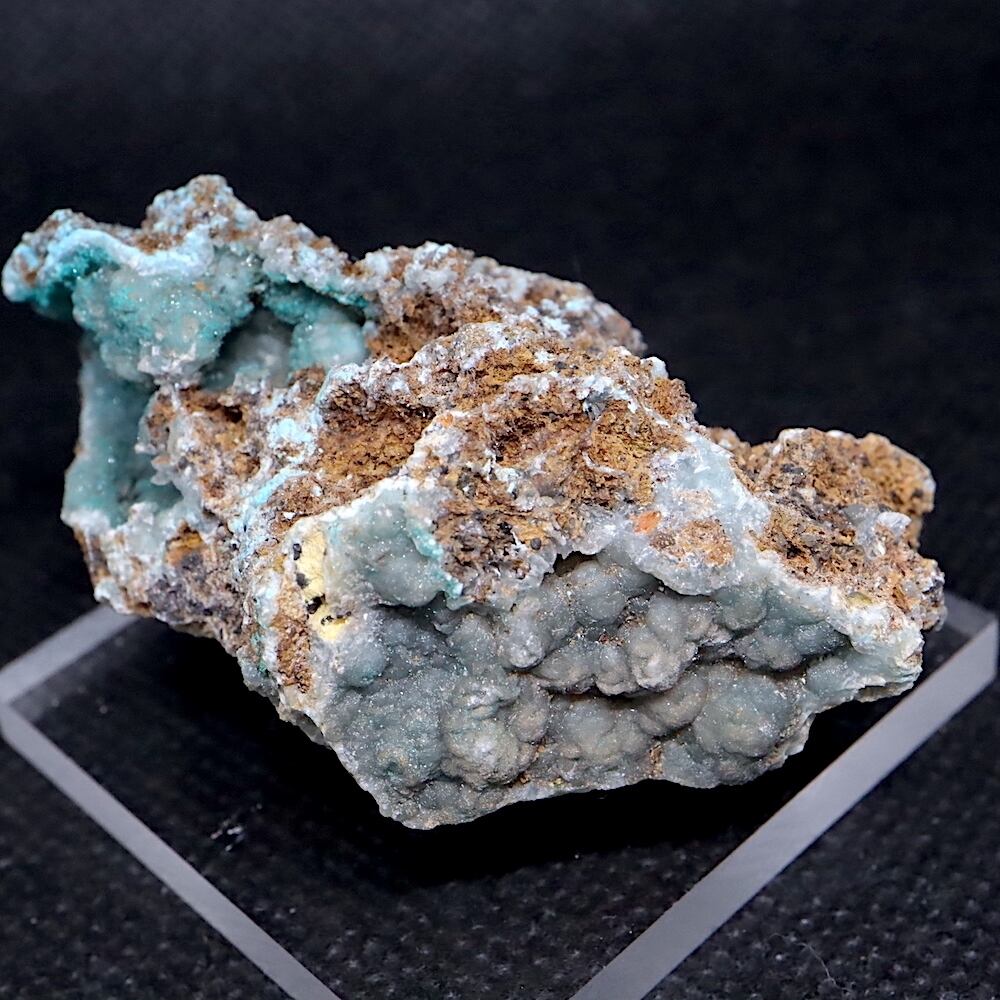 クリソコラ + スミソナイト 珪孔雀石 菱亜鉛鉱 42,2g LN067 鉱物 原石 